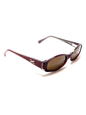 XRAY Foxy Lady Retro Brown UV Lens Classic Red Oval Women's Fashion Sunglasses